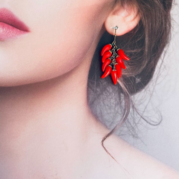 KATE SPADE Red Haute Stuff Pepper Earrings